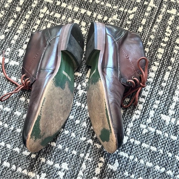 Men’s Steve Madden Dark Brown Chukka Boots Ankle Boots Leather Lace Up size 9 - Picture 5 of 13